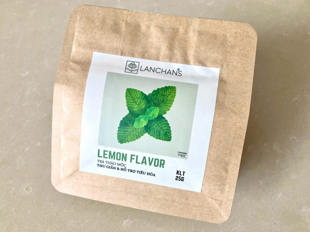 お気に入りのベトナム産オーガニックハーブティーLANCHANS（ランチャンズ）のLEMON FLAVOR