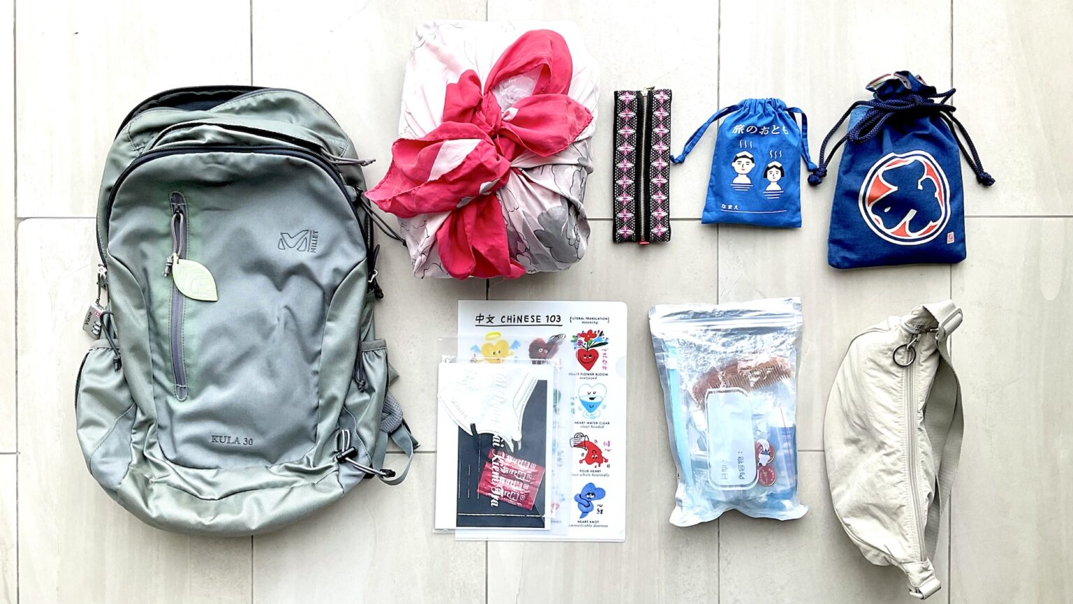 30Lリュックだけで海外旅行！4泊5日タイ・バンコク旅行の持ち物｜30代女性の荷物紹介