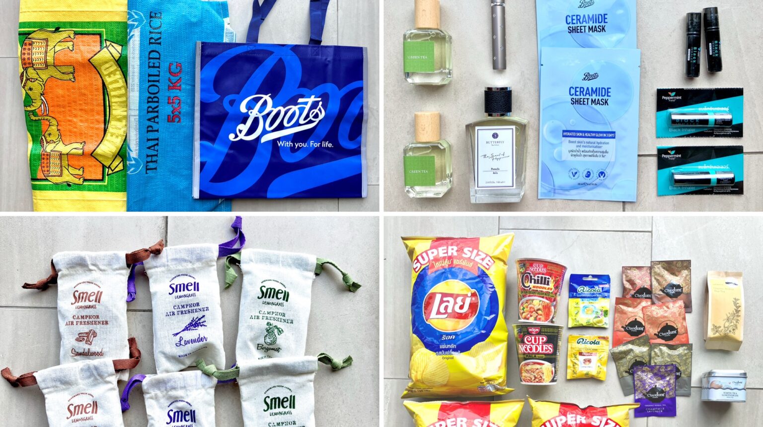 タイ・バンコク旅行で買ったもの紹介｜リピート買い多めの購入品｜お土産にもおすすめ