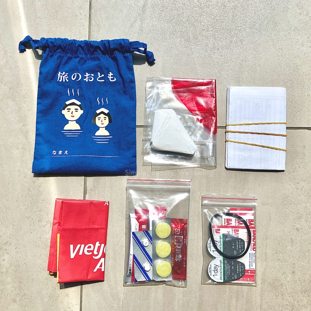 旅のお薬ポーチの中身|海外旅行に持っていくお薬、持って行き方、選び方のおすすめの全体